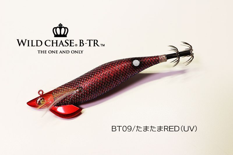 WILD CHASE/B-TR 3.5号 30ｇ/BT09/たまたまRED(UV) - エギングショップ