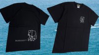 画像2: 綿100％半袖Tシャツ 超ほげぐま/ブラック×ガンメタラメ