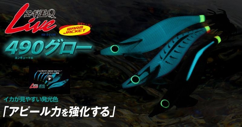 Yamashita Egi Oh Q Live 490 Glow 2 5 B27 Dp Eging Squid Jig From Japan Sporting Goods Saltwater Lures Romeinformation It