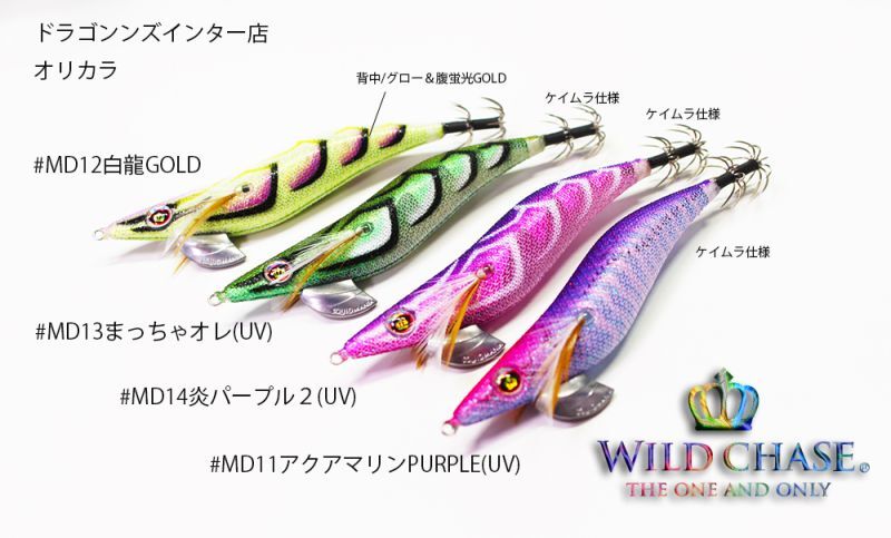 WILD CHASE 特注:ドラゴンズインター店 - エギングショップ SQUID MANIA